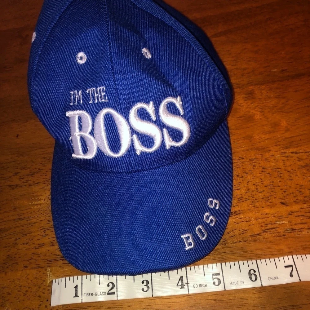 ‘I’m the Boss’ baseball hat, blue